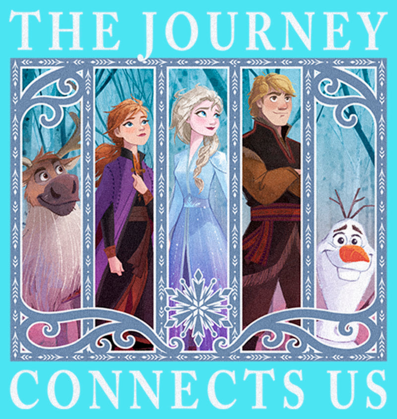 Girl's Frozen 2 The Journey Connects Us T-Shirt