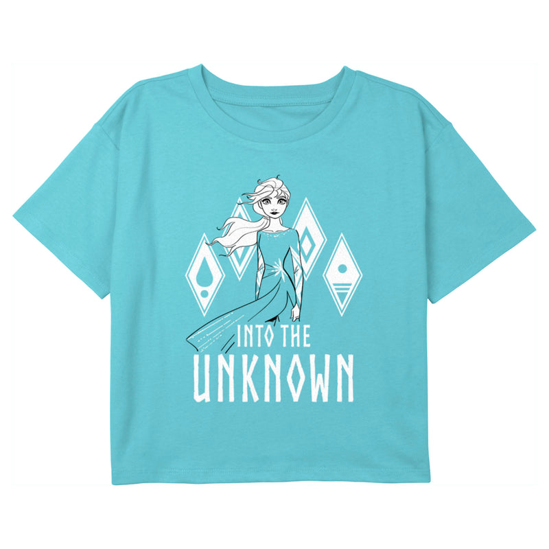 Girl's Frozen 2 Elsa Into the Unknown T-Shirt