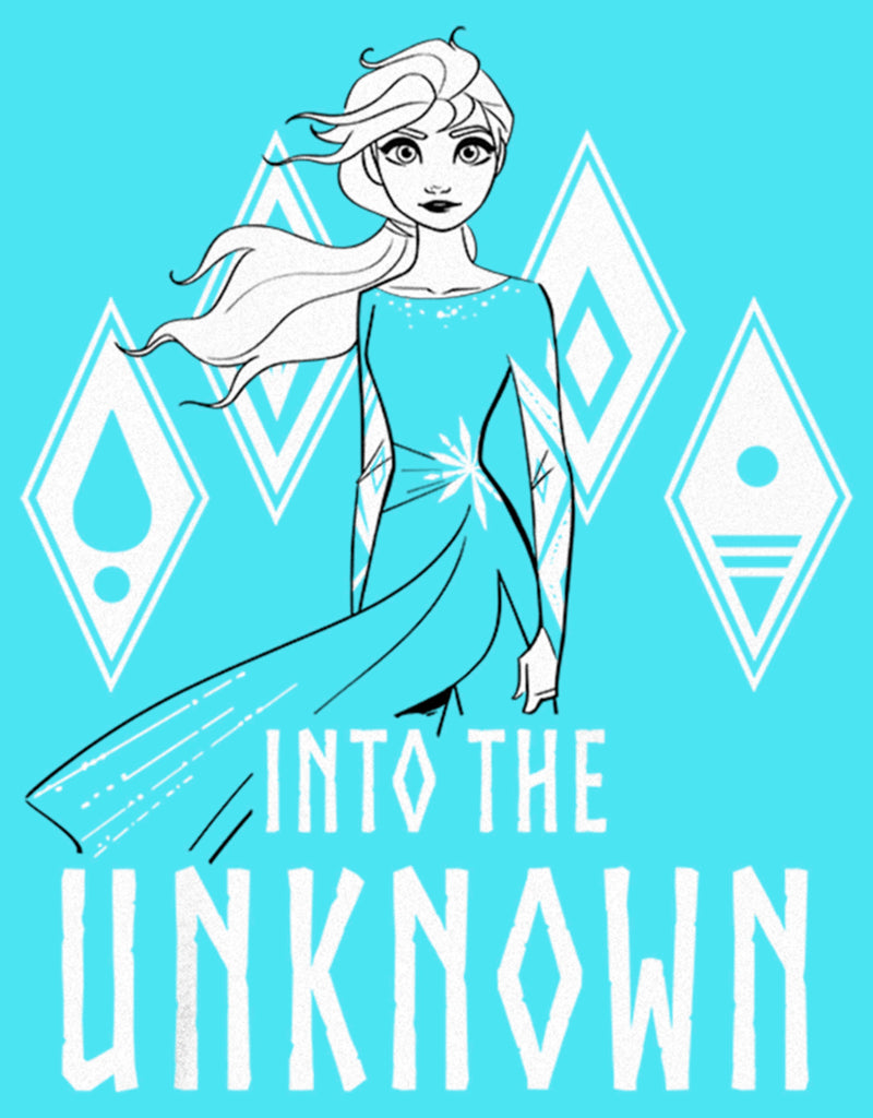 Girl's Frozen 2 Elsa Into the Unknown T-Shirt
