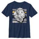 Boy's Lion King Mufasa Stripe Profile T-Shirt