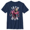 Boy's Marvel Avengers Endgame Iron Man Space Poster T-Shirt