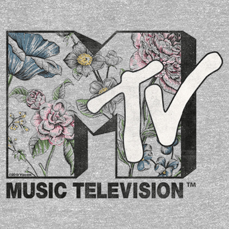 Women's MTV Botanical Retro Logo T-Shirt