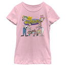 Girl's The Fairly OddParents Character Group Shot Logo T-Shirt