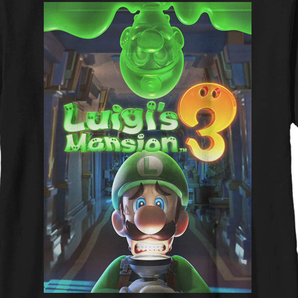 Boy\'s Nintendo Luigi\'s Mansion 3 Poster Sun T-Shirt – Fifth