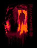 Men's Halloween II Michael Myers Standing Door Sequel T-Shirt