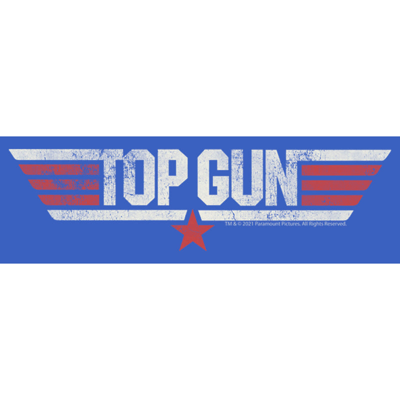 Men's Top Gun Distressed Movie Logo T-Shirt