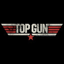 Men's Top Gun Distressed Movie Logo T-Shirt