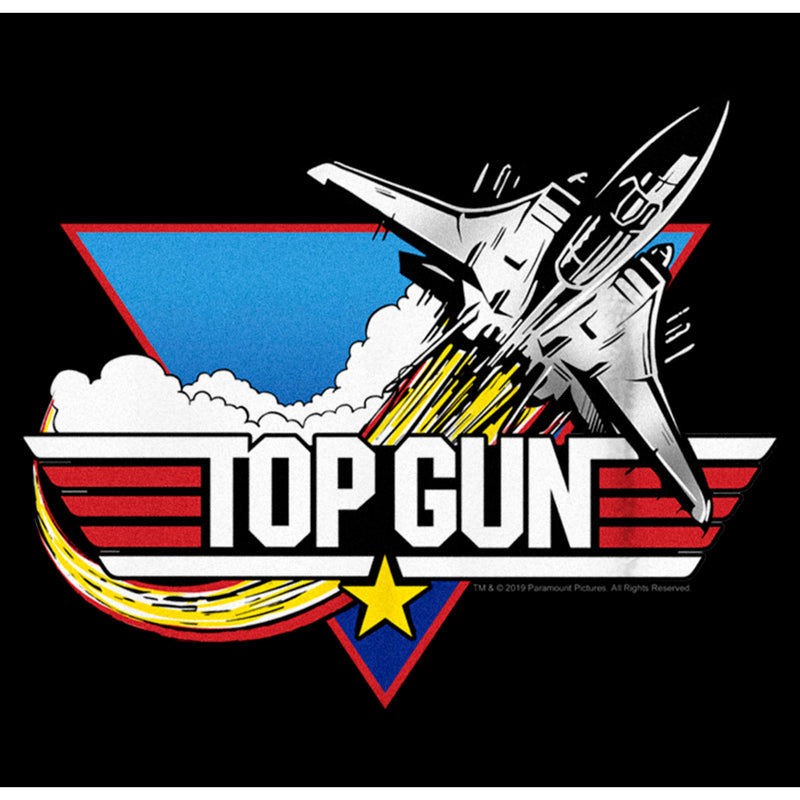 Boy's Top Gun Fighter Jet Logo T-Shirt
