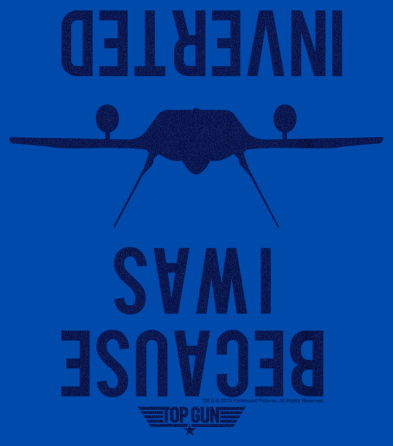 Boy's Top Gun Because I Was Inverted T-Shirt