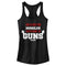 Junior's Top Gun Too Close for Missiles Switching to Guns Racerback Tank Top