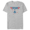 Men's Top Gun Fighter Jet and Stars Logo T-Shirt