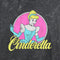 Junior's Cinderella Distressed Logo T-Shirt