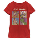 Girl's Toy Story Four Buds Panels T-Shirt
