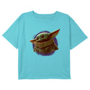 Girl's Star Wars: The Mandalorian Grogu Circle Halo T-Shirt