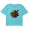 Girl's Star Wars: The Mandalorian Grogu Circle Halo T-Shirt