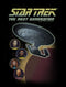 Boy's Star Trek: The Next Generation Enterprise with Captain and Crew Portraits T-Shirt