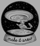 Boy's Star Trek: The Next Generation USS Enterprise Captain Picard Make It Snow T-Shirt