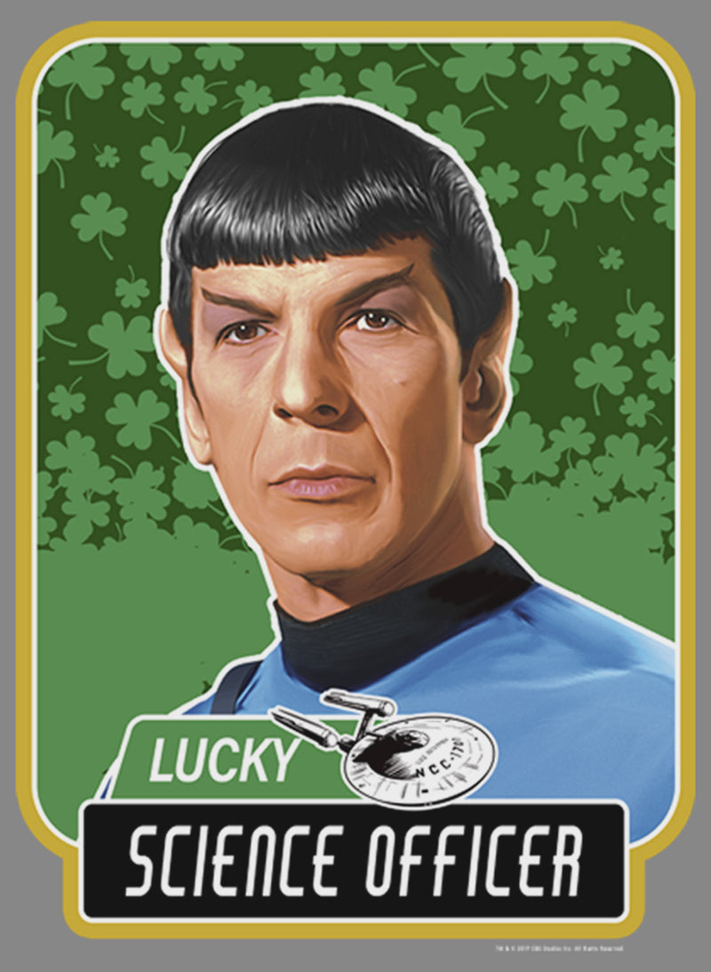Boy's Star Trek: The Original Series St. Patrick's Day Spock Lucky Science Officer Performance Tee