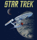 Boy's Star Trek: The Original Series USS Enterprise Discovering New Worlds In Space T-Shirt