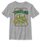 Boy's Teenage Mutant Ninja Turtles Retro Card Frame Logo T-Shirt