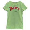 Girl's Teenage Mutant Ninja Turtles Raphael Face T-Shirt