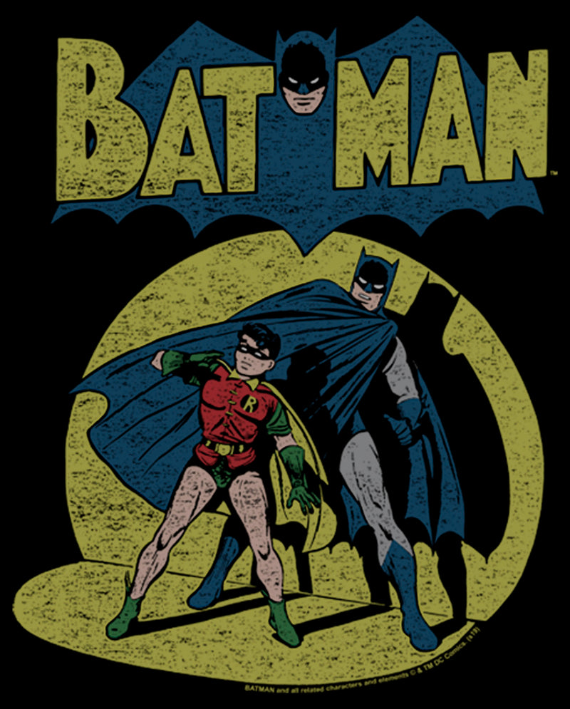 Men's Batman With Robin Vintage Comics T-Shirt