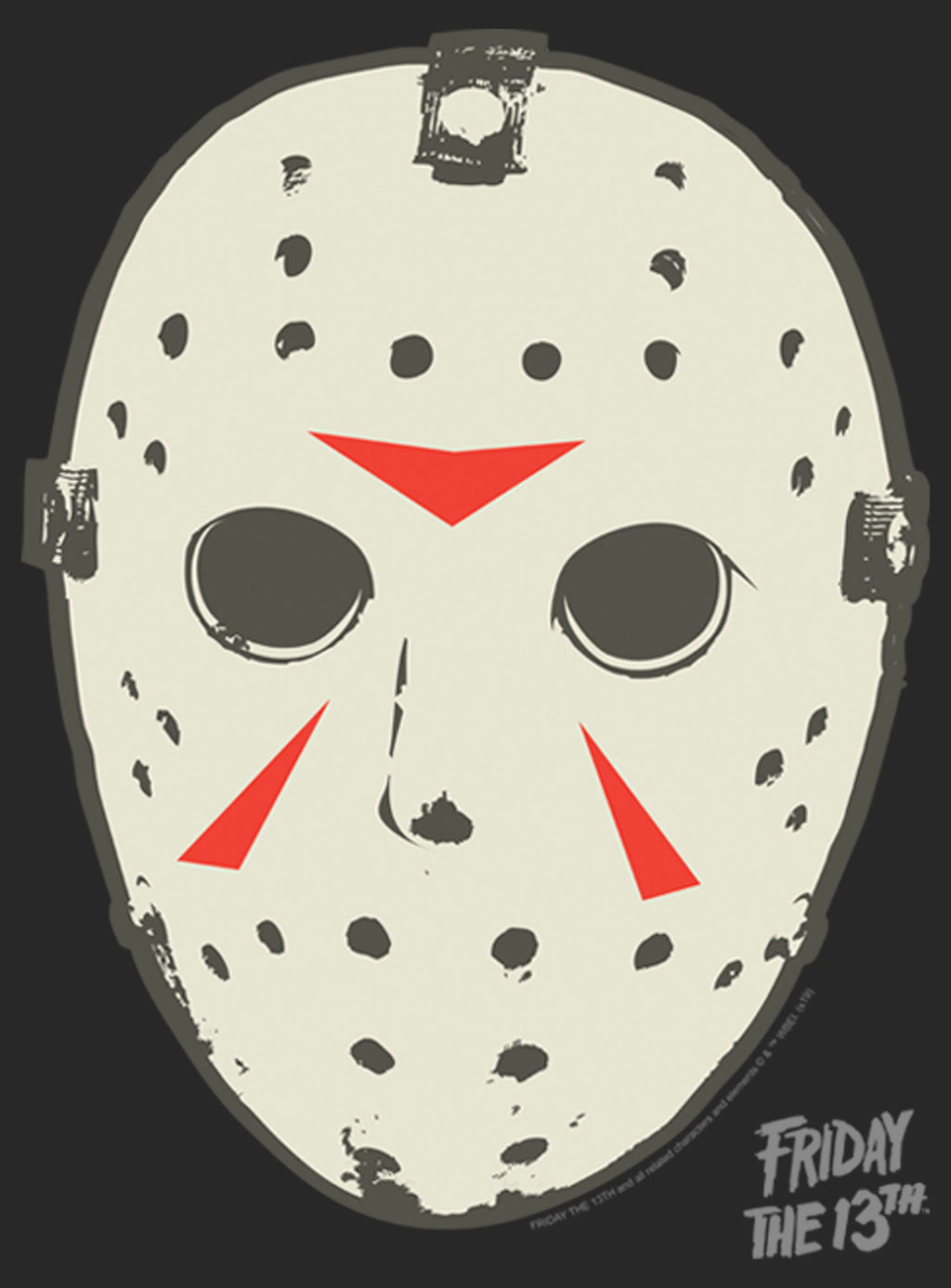 Women's Friday the 13th Jason Vorhees Hockey Mask Logo T-Shirt – Fifth Sun