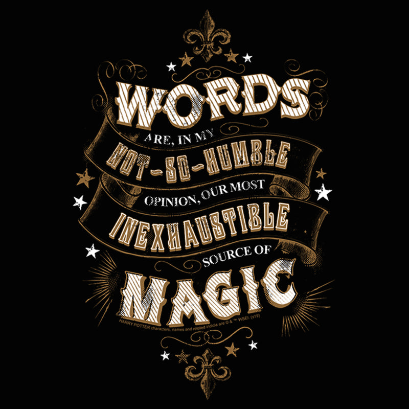 Junior's Harry Potter Dumbledore Humble Wisdom Cowl Neck Sweatshirt