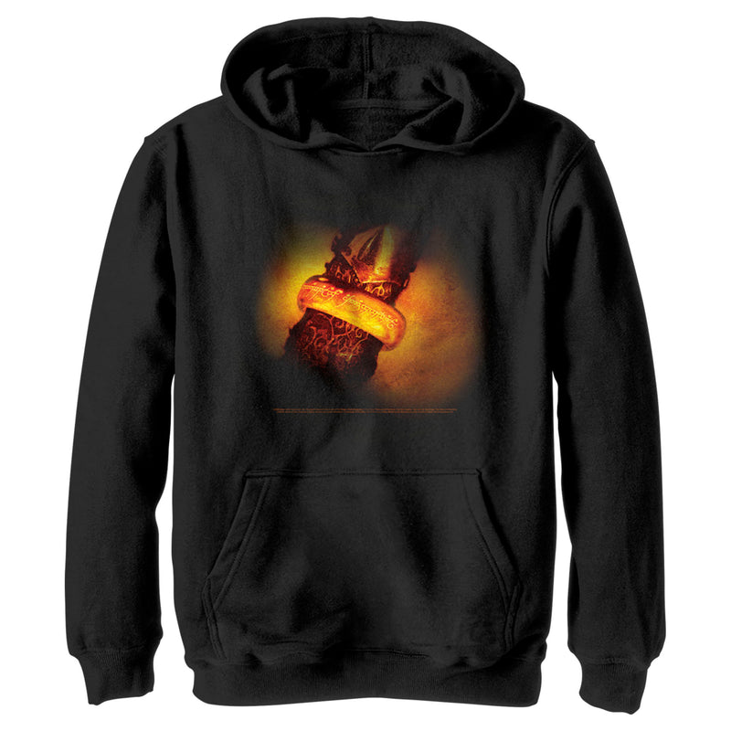 Boy's The Lord of the Rings Fellowship of the Ring One Ring Pull Over Hoodie