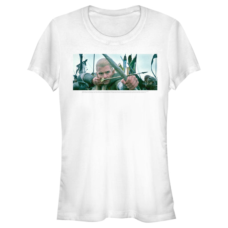 Junior's The Lord of the Rings Fellowship of the Ring Legolas Bow and Arrow T-Shirt