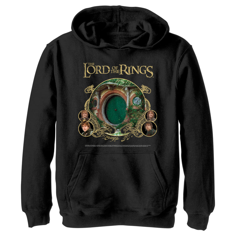 Boy's The Lord of the Rings Fellowship of the Ring The Shire Circles Pull Over Hoodie