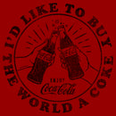 Men's Coca Cola Unity I'd Like to Buy the World a Coke T-Shirt
