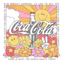 Men's Coca Cola Unity Square Lyrics Logo T-Shirt