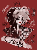 Women's Cruella Fashion Sketch T-Shirt