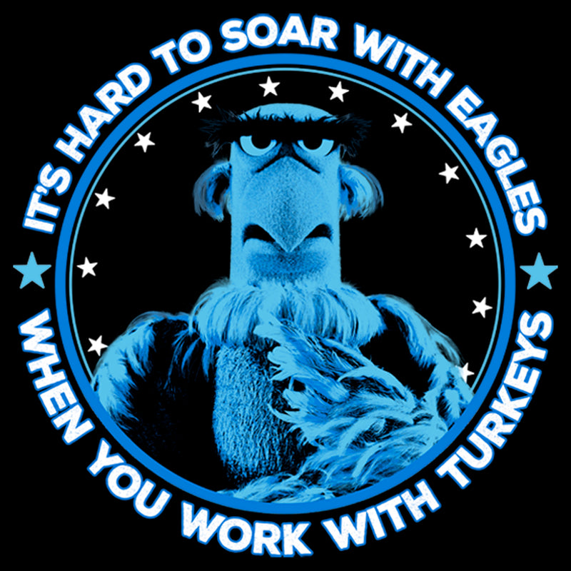 Men's The Muppets Sam Eagle Work With Turkeys T-Shirt