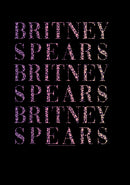 Men's Britney Spears Cheetah Repeating Name T-Shirt