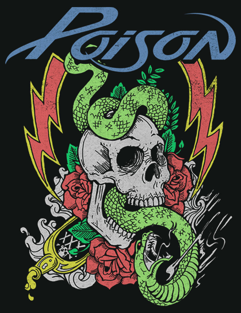 Men's Poison Skull and Snake T-Shirt