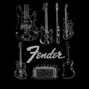 Men's Fender Guitar Chart Pull Over Hoodie