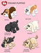 Girl's Pound Puppies Puppy Chart T-Shirt