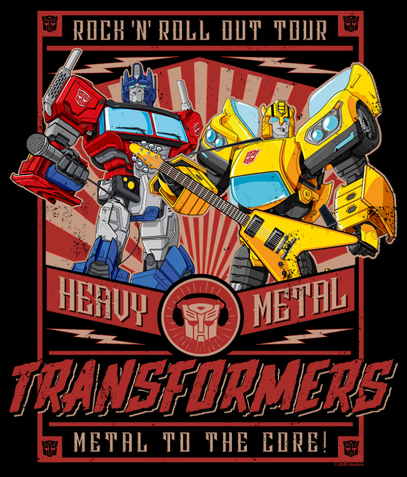 Men's Transformers Autobot Heavy Metal Poster T-Shirt