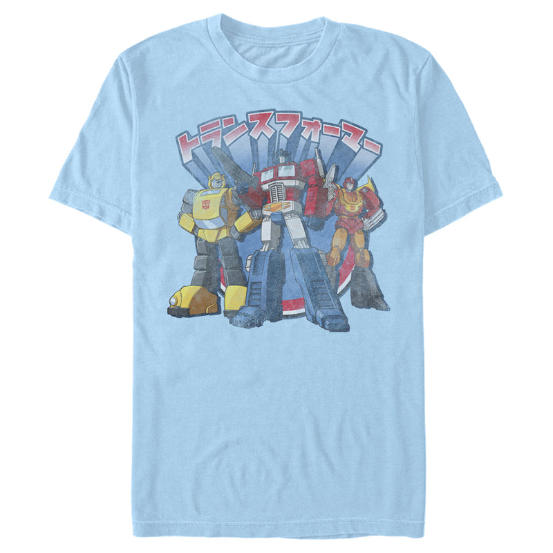 Men's Transformers Autobots Katakana Trio T-Shirt