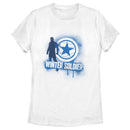 Women's Marvel The Falcon and the Winter Soldier Bucky Spray Paint T-Shirt