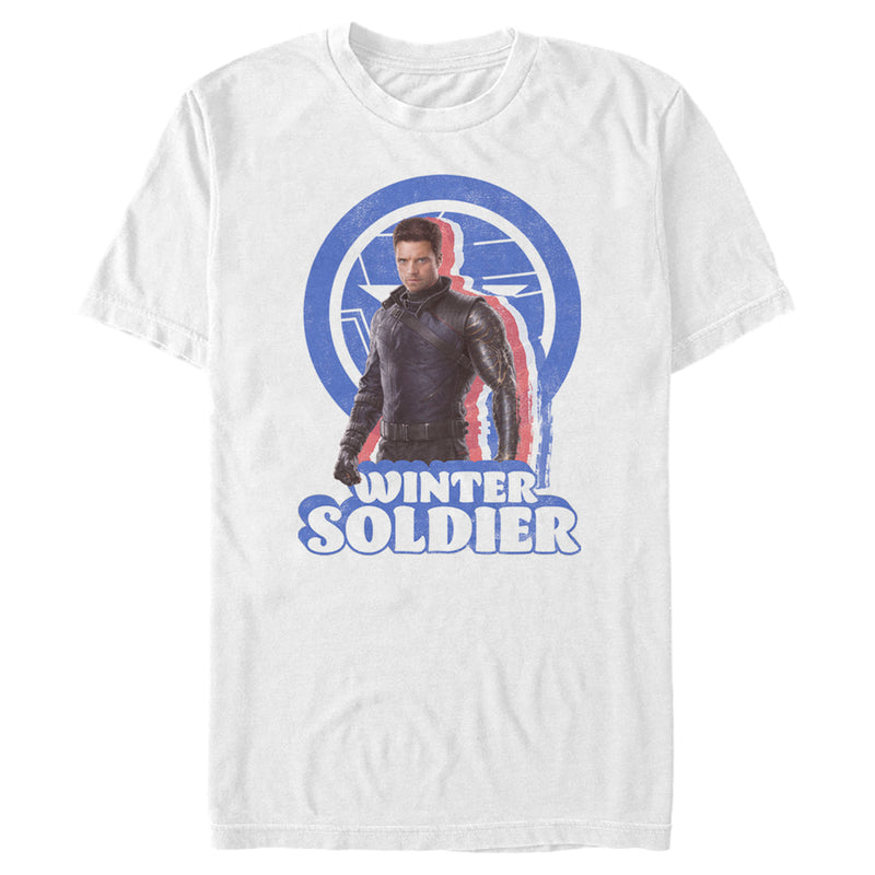Men's Marvel The Falcon and the Winter Soldier Retro Bucky T-Shirt