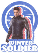 Junior's Marvel The Falcon and the Winter Soldier Retro Bucky T-Shirt