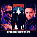 Men's Marvel The Falcon and the Winter Soldier Group T-Shirt