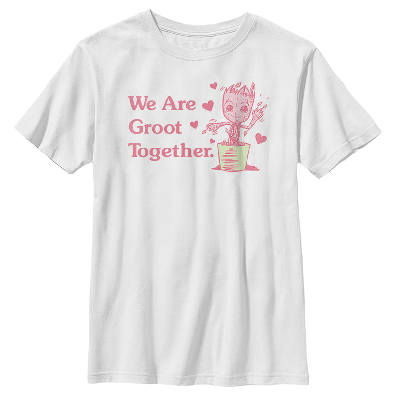 Boy's Marvel We are Groot Together T-Shirt