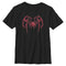 Boy's Marvel Spider-Man: Miles Morales Mask Pattern T-Shirt