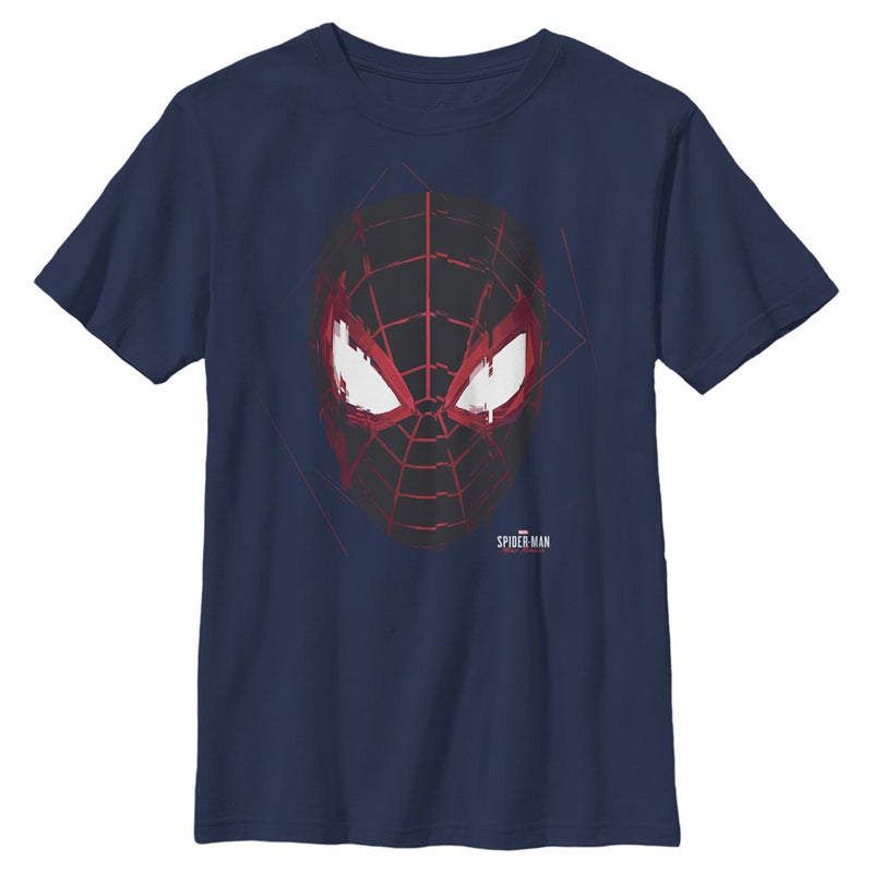 Boy's Marvel Spider-Man: Miles Morales Glitch Mask T-Shirt