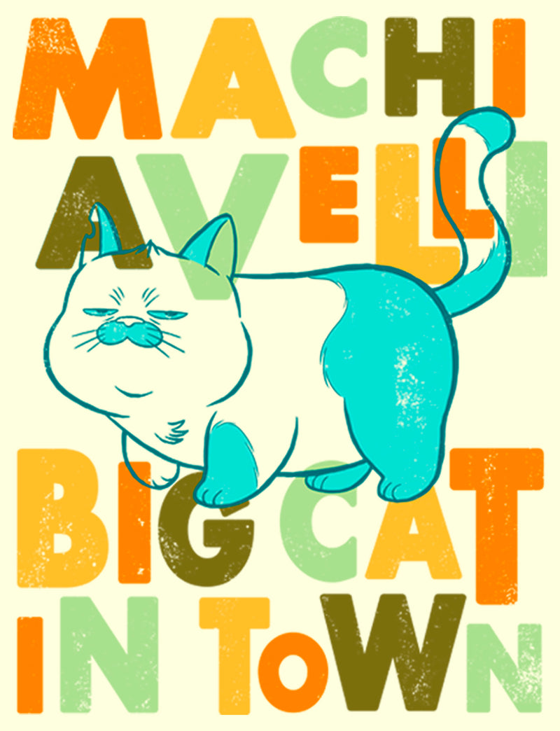 Men's Luca Machiavelli Big Cat in Town T-Shirt