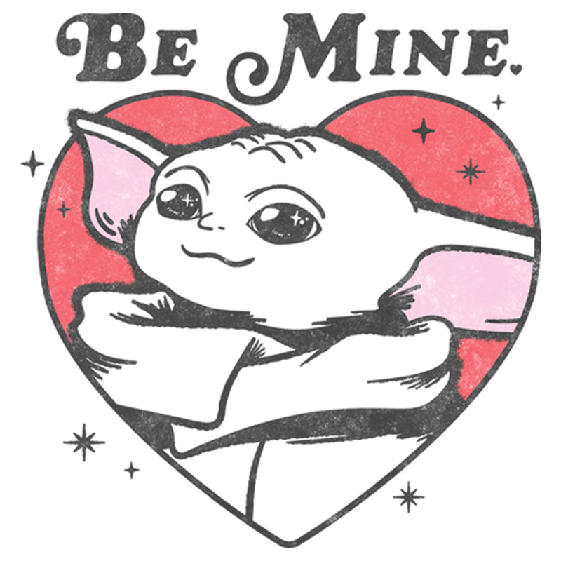 Junior's Star Wars: The Mandalorian Valentine's Day Grogu Be Mine T-Shirt